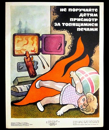 Affiche originale sécurité - affiche,