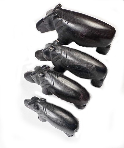 Hippopotame pierre déco - pierre,