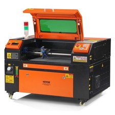 VEVOR Graveur Laser CO2 Machine de Gravure Découpe 50 W Zone Travail 300x500 mm