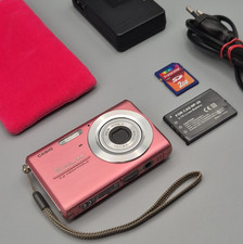 Great CASIO EXILIM EX-Z75 7.2MP Digital Compact Camera Pink, Charger, SD, Case