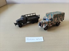 2 CAMIONS MILITAIRES 1/87e