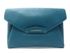 NEUF SAC A MAIN GIVENCHY POCHETTE ANTIGONA EN CUIR GRAINE BLEU HAND BAG 920€