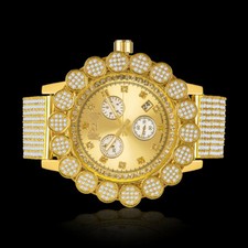 Yellow Gold Flower Bezel