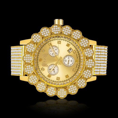 Yellow gold flower bezel - yellow,