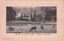 Carte postale ancienne postcard VIC-SUR-CERE CANTAL château de COMBLAT éd rispal