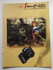 Catalogue  NIKON  F-401 x dimensions 21X28 cm  16 pages