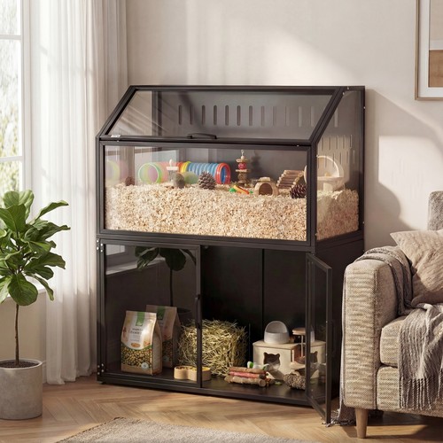 Hamster cage with storage - hamster,