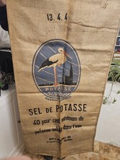 ancien sac toile de jute