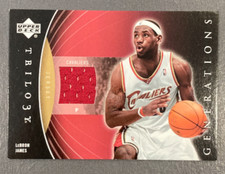 LEBRON JAMES 2006-07 UPPER DECK TRILOGY GENERATIONS JERSEY  PRMLJ