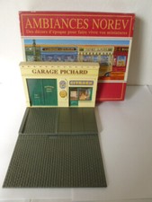 NOREV ANCIEN  diorama décor facade GARAGE CITROEN en BTE  no dinky cij jrd