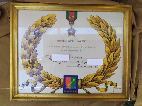 Diplome médaille rhin - diplome,
