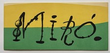 JOAN MIRO  - carton d