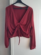 Tunique courte neuve taille 46-48 bordeaux