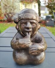 Vase Précolombien Anthropomorphe"portrait Mochica" /Guerrier "Moche".  Du Pérou 