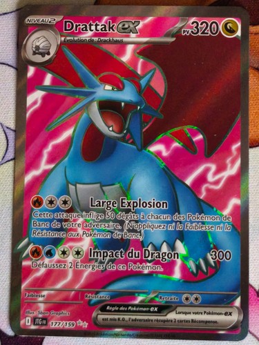Carte pokémon drattak - pokémon, ex
