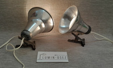 PAIRE DE LAMPES DE STUDIO PHOTO - SPOT À PINCE - DLG CREMER - CIRCA  1960