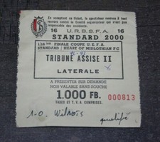 ticket )) STANDARD LIEGE V