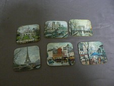 6 ANCIENS DESSOUS VERRES PARIS