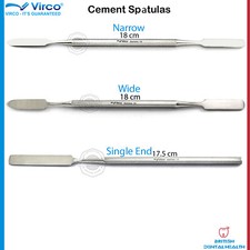 Dentaire Ciment Spatule Étroit Large Simple Fin Amalgame Mixage Flexible Spatule