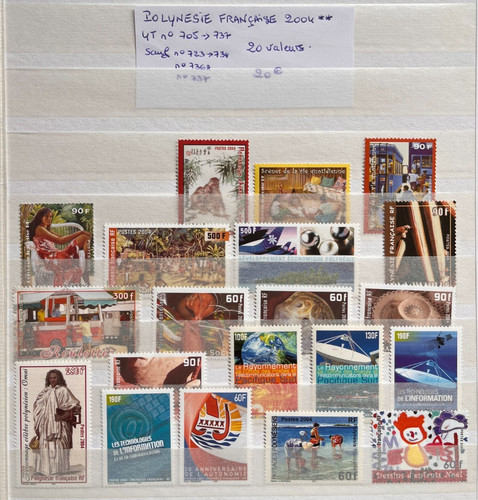 Timbres polynesie francaise - timbres,