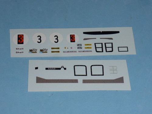 Decals ferrari 512s ec - 1:43,