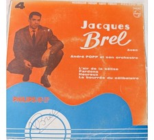 Vinyl Jacques Brel Dédicacé