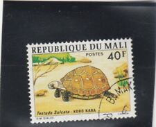 L7439 MALI timbre Y&T N° 254 de 1976 " Tortue testudo sulcata " Oblitéré