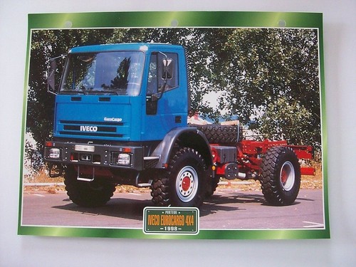 Carte fiche camion porteur - fiche,