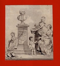 GZ32-GRAVURE ORIGINALE-JEAN-BAPTISTE ROUSSEAU-POÈTE-18e