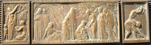 Rare medaille tryptique - rare,