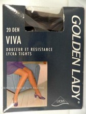 Collants NOIR taille 3 - 20 D - GOLDEN LADY pour femme tights black lycra #C63