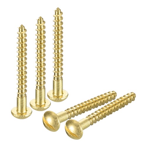 Vis laiton m5x40mm - tête, ronde