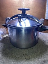 (J) cocotte minute seb inox 8 litres avec panier et soupape