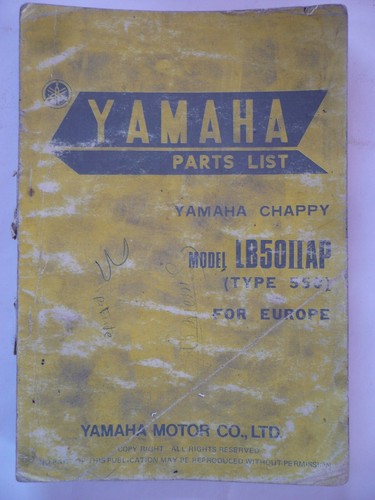 Yamaha chappy model lb50 - yamaha,