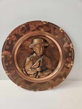 Assiette en cuivre vintage -