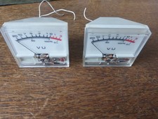 2 vu metres sans marque pour platine cassette vintage bon etat origine KENWOOD
