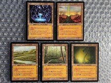 lot de Carte Magic Set De Terrain Spéciaux FR Set 5/5 set invasion double mana