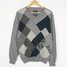 STYLE DESIGUAL : 06J1115 Pull homme taille XL col V pull laine mélangée...