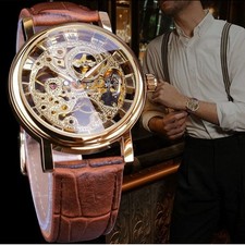 Montre squelette mécanique - montre,
