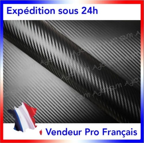 Film vinyle carbone noir - vinyle,