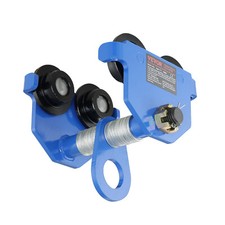 VEVOR Chariot Porte-palan à Poutre de Poussée Charge 1 T Réglable 63,5-177,8 mm
