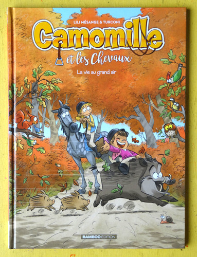 Camomille les chevaux - bd,