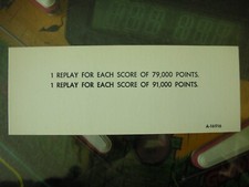 carte score pour flipper