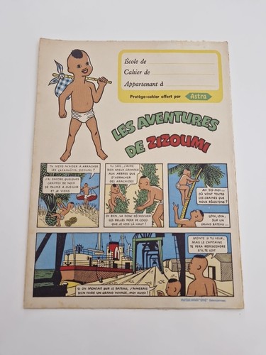 Protège cahier ancien - protÈge,