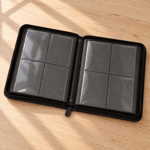 Classeur noir zippé 128