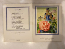 Ancien menu paquebot FRANCE