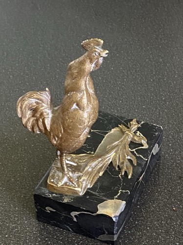Bronze animalier le - le, coq