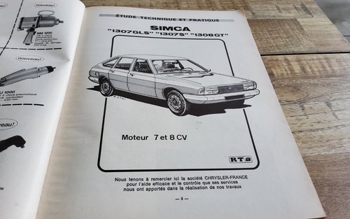 Revue technique simca - , 1307