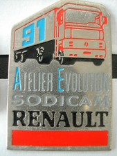 * PIN'S PIN RENAULT ATELIER EVOLUTION SODICAM CAMION EMAIL