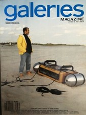 Galeries Magazine. Oct/Nov 89. N°33 Carlo Mollino Raymond Hains Ashley Bickerton